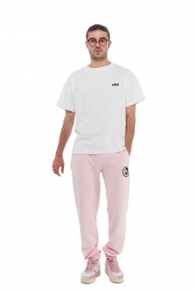EMBROIDERED-DESIGN TRACK PANTS